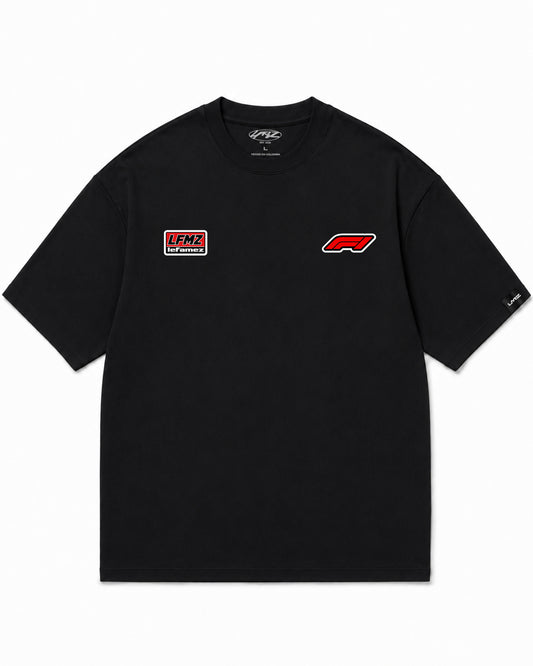 Camiseta En Algodon Premium F1 Edition Color Negro