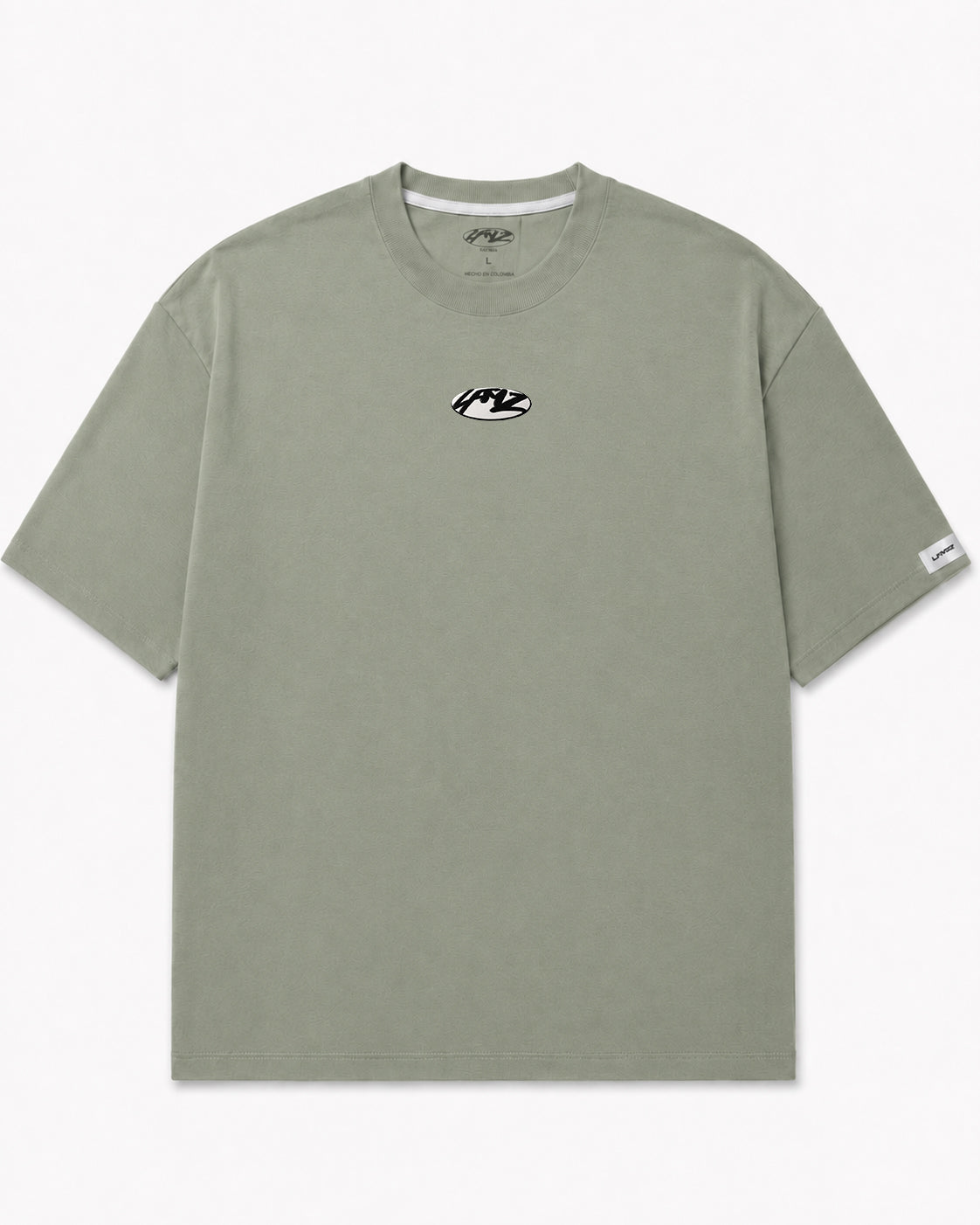 Camiseta En Algodon Premium Unmatched Color Verde Seco