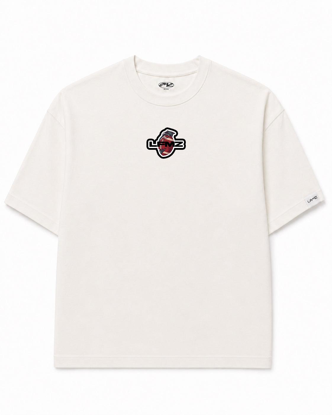 Camiseta En Algodo Premium Logo Granada Color Ivory