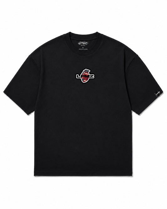 Camisetas En Algodon Premum Logo Granada Color Negro