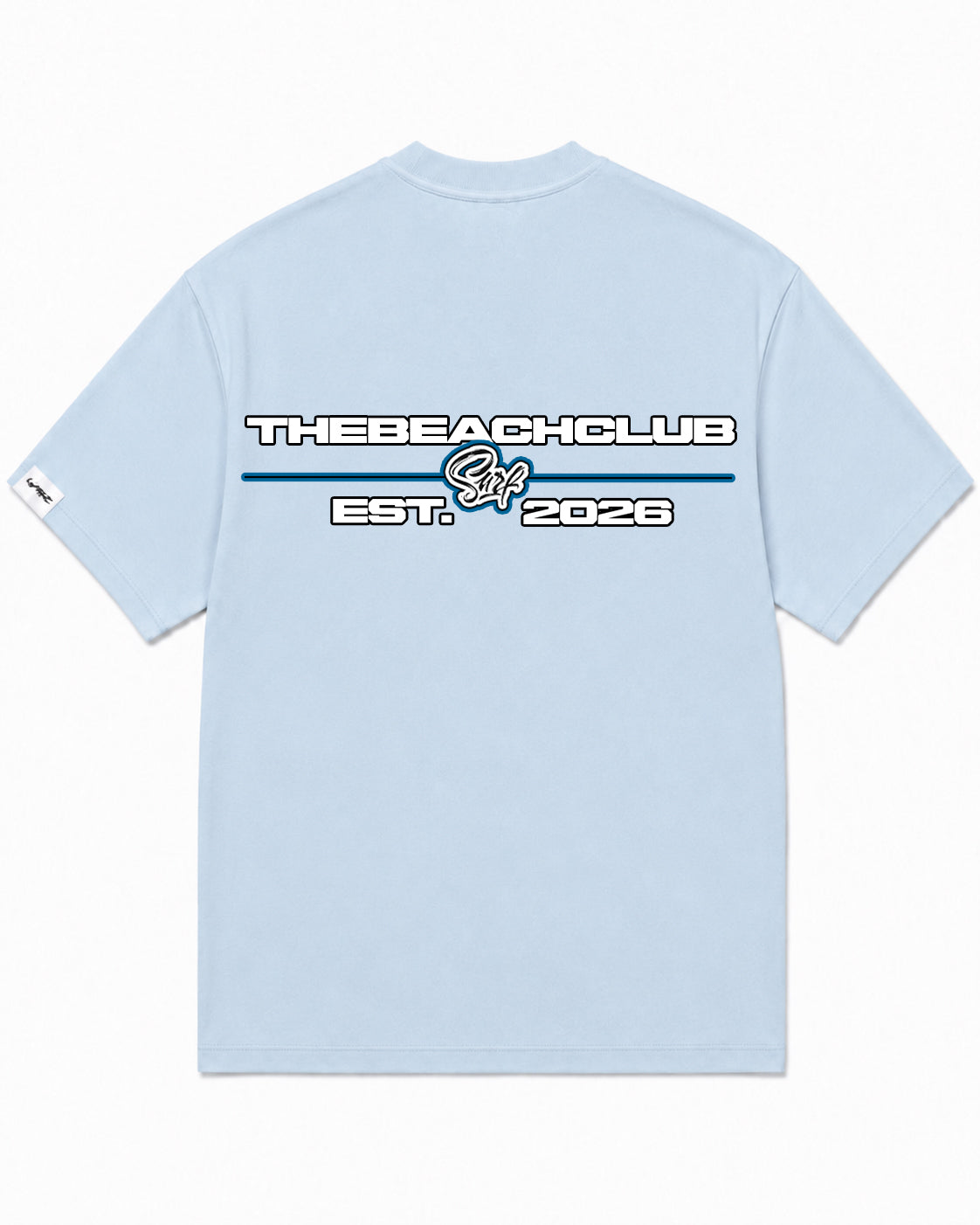 Camiseta En Algodon Premium Dream Color Azul Medio