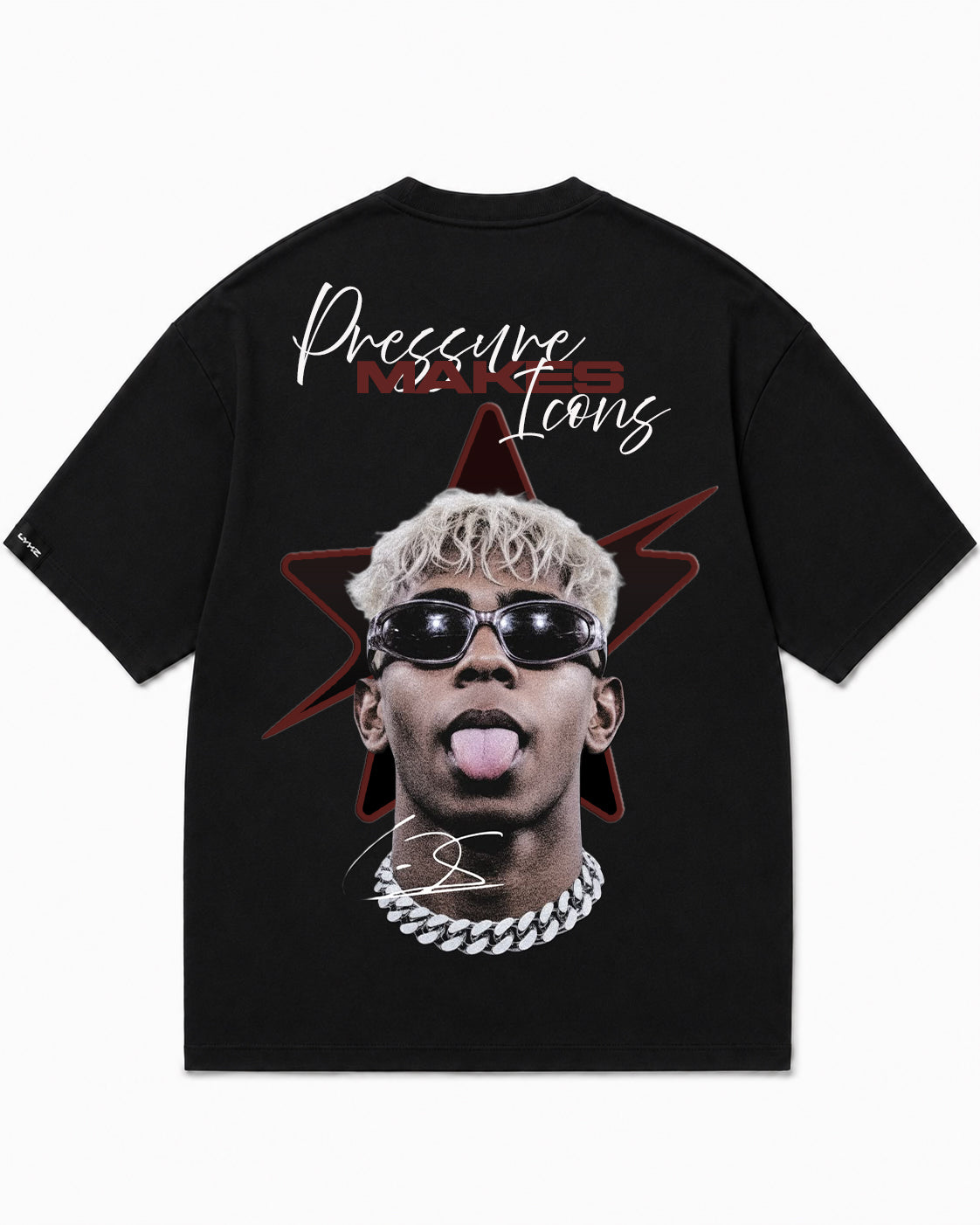 Camiseta En Algodon Premium Lamine Yamal Color Negro