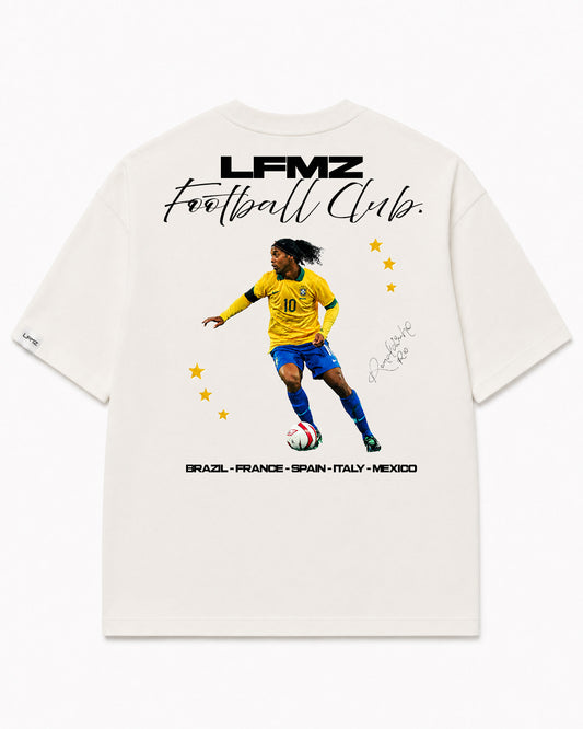 Camiseta En Algodon Premium R10 Color Ivory