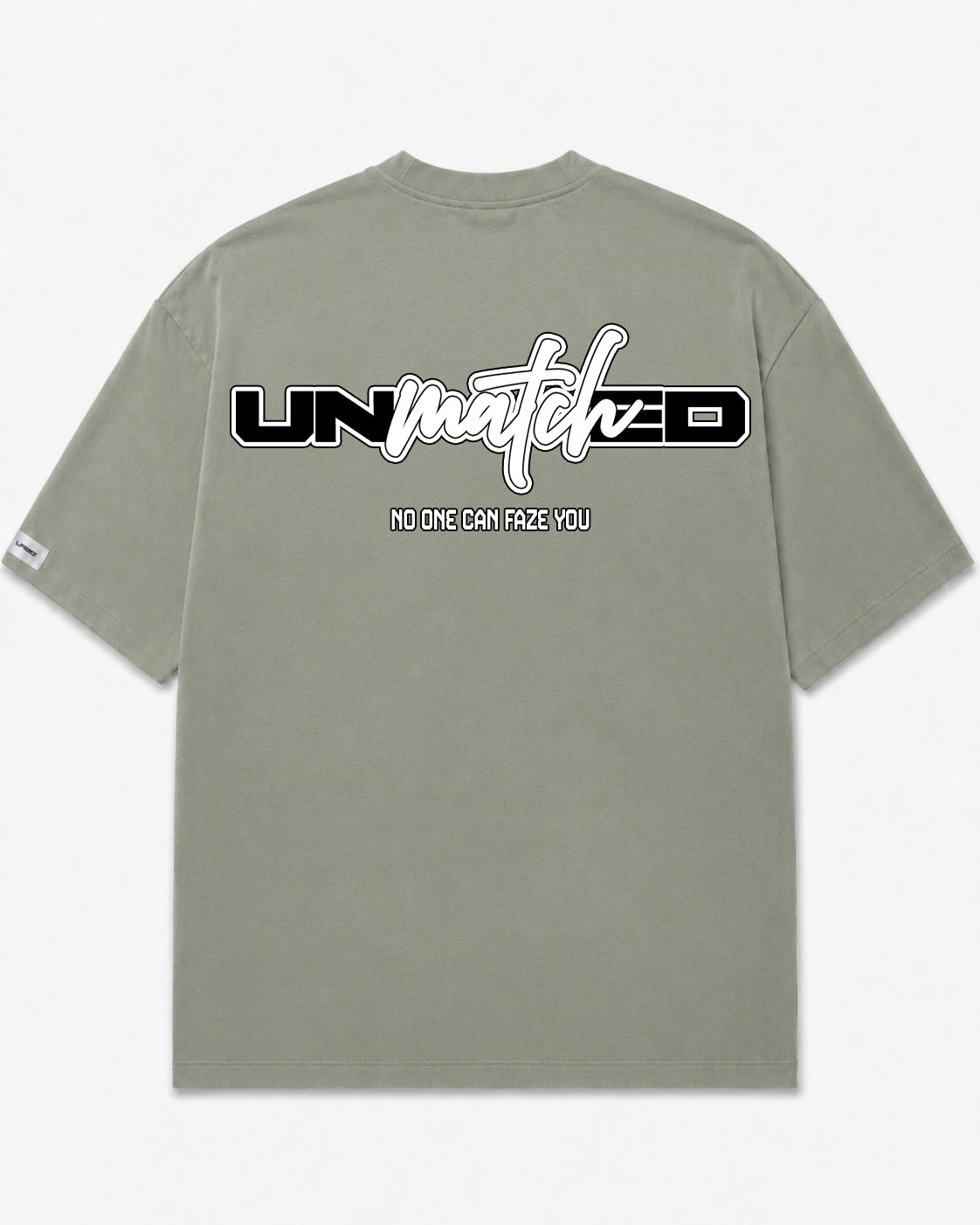 Camiseta En Algodon Premium Unmatched Color Verde Seco