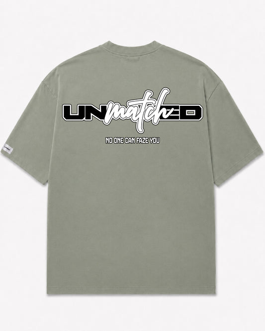 Camiseta En Algodon Premium Unmatched Color Verde Seco