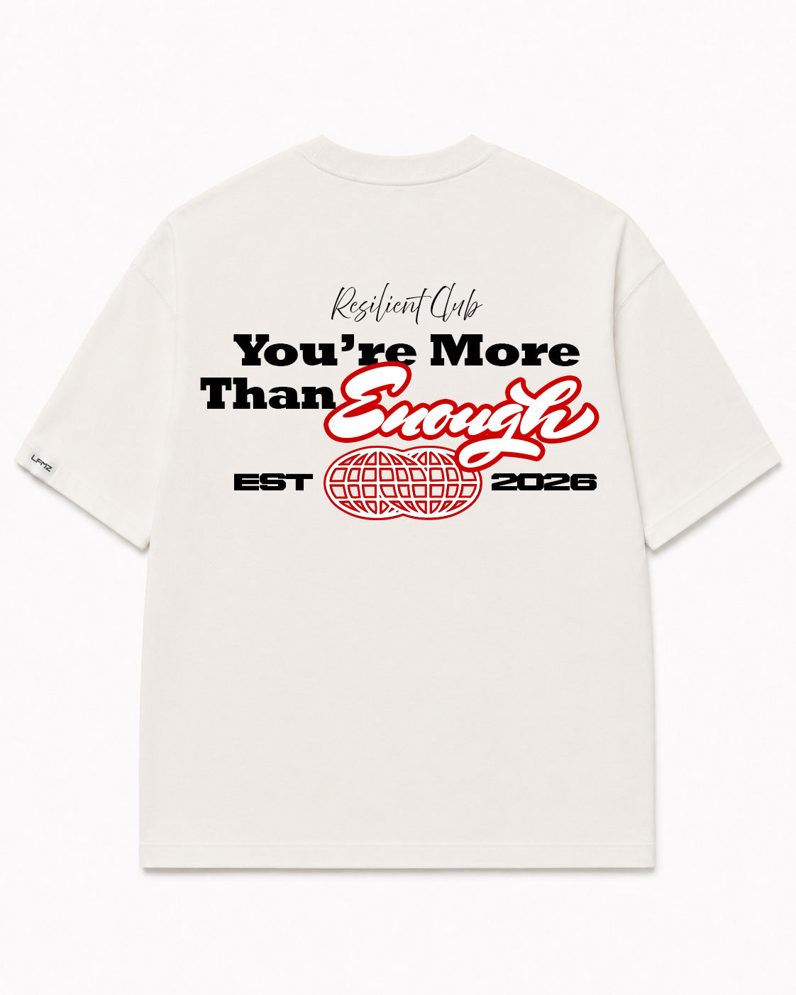 Camiseta En Algodon Premium Youre More Than Enough Color Ivory