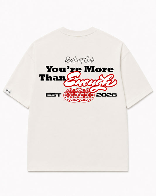 Camiseta En Algodon Premium Youre More Than Enough Color Ivory