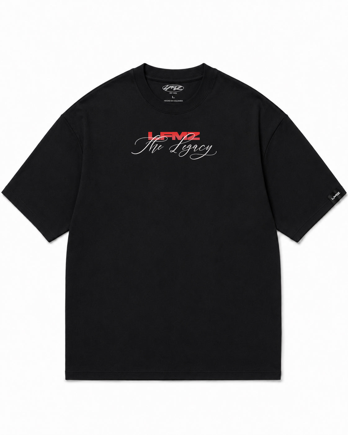 Camiseta En Algodon Premium Mj Legacy Color Negro