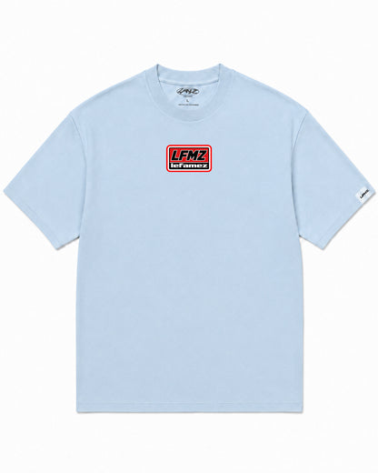 Camiseta En Algodon Premium The Race Color Azul Medio