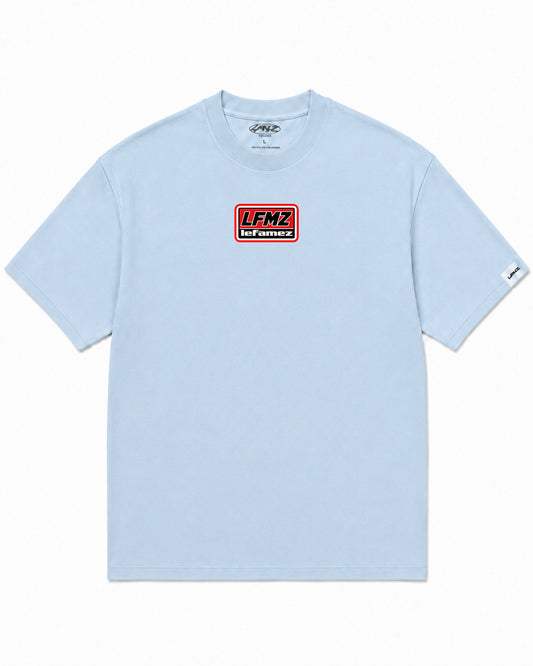 Camiseta En Algodon Premium The Race Color Azul Medio