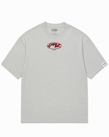 Camiseta En Algodon Premium Zizou Style Color Cemento
