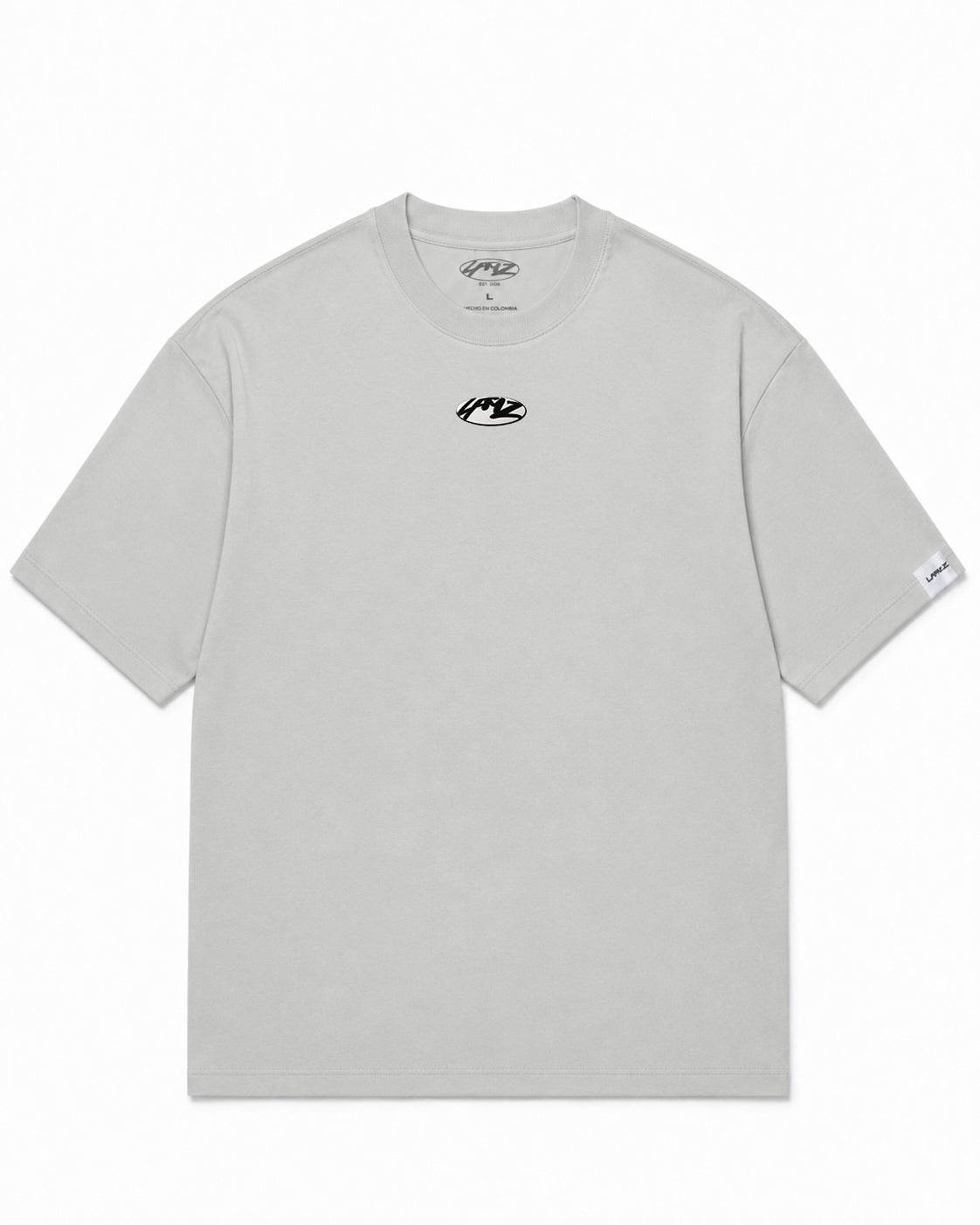 Camiseta En Algodon Premium Design The Life Color Cemento