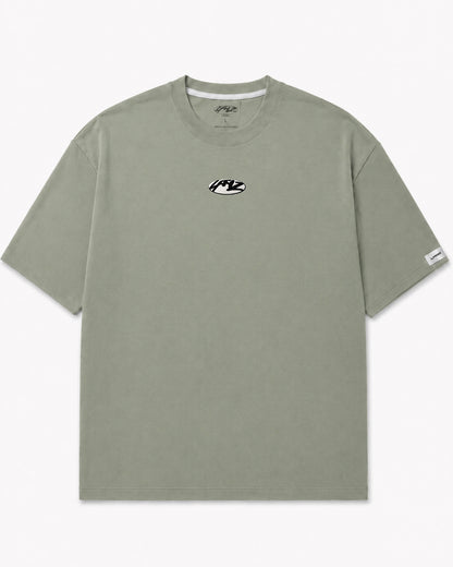 Camiseta En Algodon Premium Unmatched Color Verde Seco