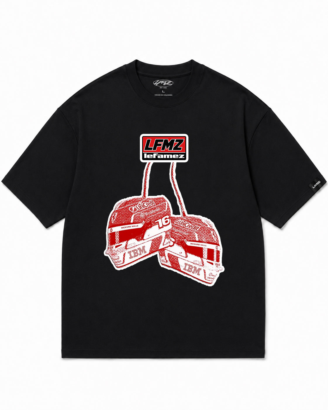 Camiseta En Algodon Premium Soul Of Race Color Negro